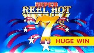 HUGE WIN! Super Reel Hot 7s Slot - RETRO AWESOMENESS!
