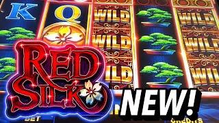 BRAND NEW SLOT!  Red Silk max bet live play