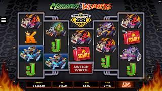 Monster Wheels Slot Features & Game Play - by Microgaming