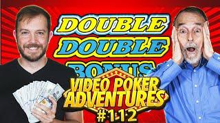 Dealt 4 ACES in Double Double Bonus!! Dreams Come True! Video Poker Adventures 112 • Jackpot Gents