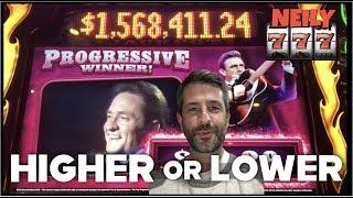 JOHNNY CASH giving me some CASH! HIGHER OR LOWER SLOT STRATEGY!