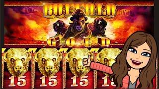 Buffalo Gold 15 Buffalo Heads Compilation * High Limit *  2 Handpay Jackpots!