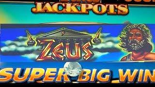 SUPER BIG WIN - Zeus Slot Machine Bonus - Mechanical Reels