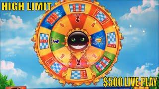 HOW ABOUT THIS CAT ?? $500 HIGH LIMIT Slot Play LUCKY 500THE CHESHIRE CAT Slot (WMS) $10 BET