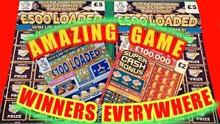 AMAZING GAME" WINNERS" EVERYWHERE...£500 LOADED..£250,000 ORANGE..£100 LOADED..CASHWORD BONUS