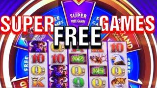BUFFALO DELUXE SUPER FREE GAMES * RETRIGGERS GALORE * MULTIPLIERS LINE IT UP !