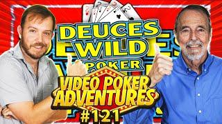 $50 a Spin 5-Play on Deuces Wild Bonus! Video Poker Adventures 121 • The Jackpot Gents
