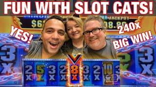 Huge BIG WIN BONUS  FUN w/The Slot Cats!!  | AFTERBURNER | Buffalo Revolution | EEEEE!!