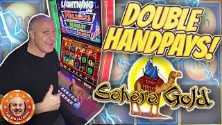$75 Lightning Link Spins! Sahara Gold DOUBLE JACKPOT$ | The Big Jackpot
