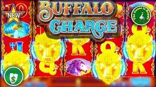 ️ New  Buffalo Charge WA VLT slot machine, Big Win