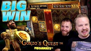 Gonzo's Quest Megaways - Free Falls Big Win