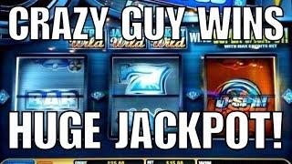 Crazy Guy Wins Huge U-Spin Jackpot VideoSlot Machine Keeps Winning/Paying BonusNOT Slot Cracker
