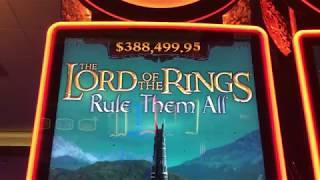 LORD OF THE RINGS: RULE THEM ALL ~ Bonus ~  Mason Nerds Out ~  Live Slot Play @ San Manuel