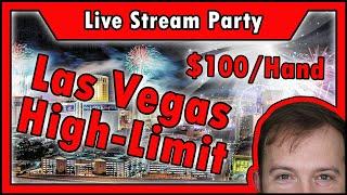 LAS VEGAS LIVE HIGH-LIMIT $100/Hand Video Poker • The Jackpot Gents