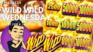 WILD WILD WEDNESDAY! QUEST FOR A JACKPOT [EP 29]  WILD WILD NUGGET Slot Machine (Aristocrat)