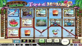 Tropical Holiday slot by Play'n Go video game preview