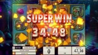 Quickspin Razortooth Video Slot - Big Win Free Spin Round