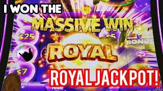 I Won the ROYAL JACKPOT! First on YouTube! Return to Vegas Part 3