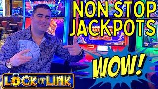 NON STOP JACKPOTS On High Limit Lock It Link Slot Machine