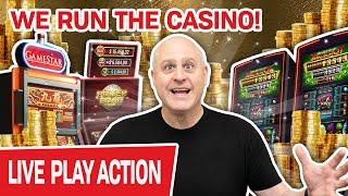 BIGGEST LIVE SLOT BETS ON YOUTUBE!  We RUN The Casino!