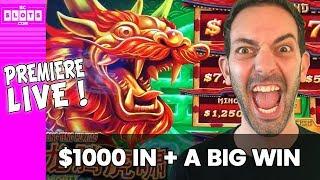 •PREMIERE LIVE with $1000 at the Casino •BCSlots