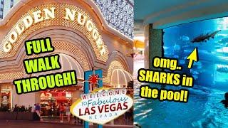 Golden Nugget Hotel and Casino in Las Vegas | FULL Walk through 2021