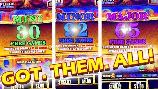 I GOT THEM ALL!!! * WARNING: THIS VIDEO IS TORTURE!!!! :) - Las Vegas Slot Machine Bonus Video