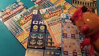 Bingo Treasure..and Bonus Scratchcard....in our One Card Wonder Game