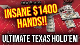 HEART POUNDING MAX BETS!!! ULTIMATE TEXAS HOLD’EM!! May 31st 2023