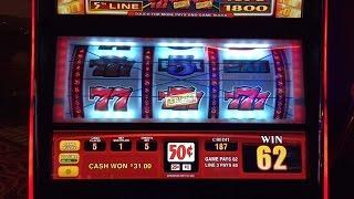 Live Slot Play Triple 7's  Decent Comeback At The End