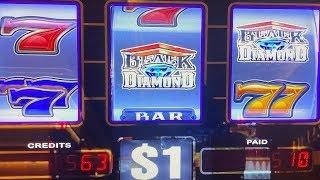 High Limit Slots - 9 Lines - Big Win Black Diamond Deluxe & Big Win Smokin Sevens @San Manuel Casino