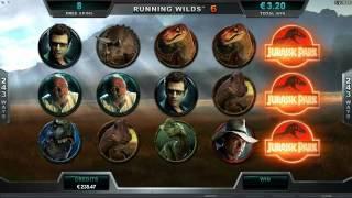Jurassic Park Slot - Running Wilds Feature!