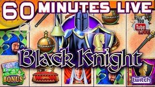 • 60 MINUTES LIVE • BLACK KNIGHT WMS CLASSIC G+ • THE SLOT MUSEUM