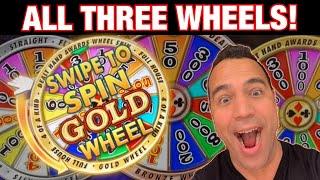 ️ $21 Bets on High Limit Triple Wheel Poker!!! All 3 Wheels = BIG PROFIT!