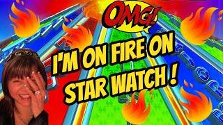 $10 Bet-3 Bonuses & a Big Win! Star Watch Fire