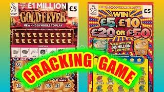 GREAT GAME..WIN £5-£10-£20-£50...GOLDFEVER...£100 DOUBLER..JOLLY 7s..SNOW ME THE MONEY SCRATCHCARDS