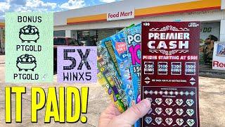 3 IN A ROW PAID! 3X $30 Premier Cash  $159 TEXAS LOTTERY Scratch Offs