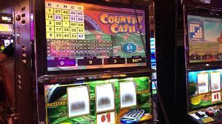 VGT Slots COUNTIN' CASH  "LIVE" $3.00 Spin $4000.00 JACKPOT HANDPAY. Choctaw Casino, Durant, OK.