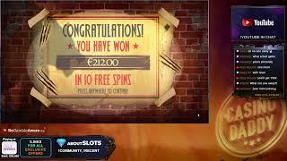 LIVE CASINO SLOTS W CASINODADDY  ABOUTSLOTS.COM OR !LINKS FOR THE BEST DEPOSIT BONUSES