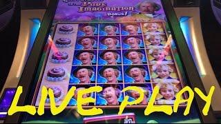 Willy Wonka and the Chocolate Factory Pure Imagination Live Play max bet