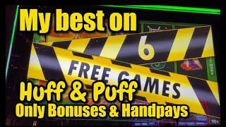 Best Bonuses & Jackpots on HUFF & PUFF
