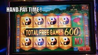 JACKPOT!! HANDPAY Started with $20China Shores Slot machine Credit Prize too @ San Manuel Casino彡
