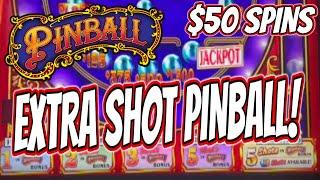 Brand New PINBALL EXTRA SHOT Double Gold!  High Limit $50 Spins