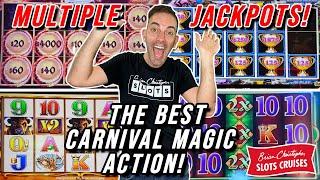 The BEST Action on Carnival Magic ⫸ Multiple JACKPOTS!  BCSlots Cruise