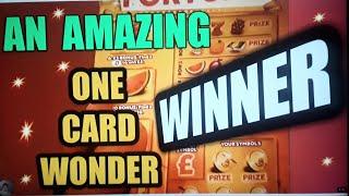 AMAZING BIG  ""WIN""""....ITS A  ONE CARD WONDER.... MMMMMMMMM