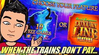 WHEN THE TRAINS DON'T PAY... ‍️ CASH EXPRESS LUXURY LINE Slot Machine (ARISTOCRAT GAMING)