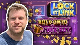 Lock it Link - New Game "Hold Onto Your Hat" Bonus Free Spins with Brian of Denver Slots
