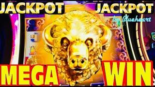 ONE SPIN JACKPOT!  BUFFALO DIAMOND slot machine MEGA WIN and BUFFALO GOLD JACKPOT