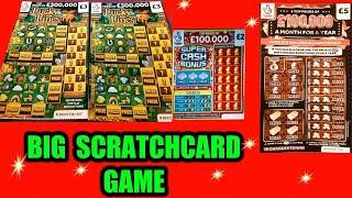 SCRATCHCARDS..CASH BOLT...LUCKY LINES..PLAY YOUR STARS RIGHT..SUPER CASH BONUS..& PRIZE DRAW
