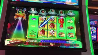Invaders From the Planet Moolah Free Spin Bonus $.05 Denom Cosmopolitan Casino Las Vegas